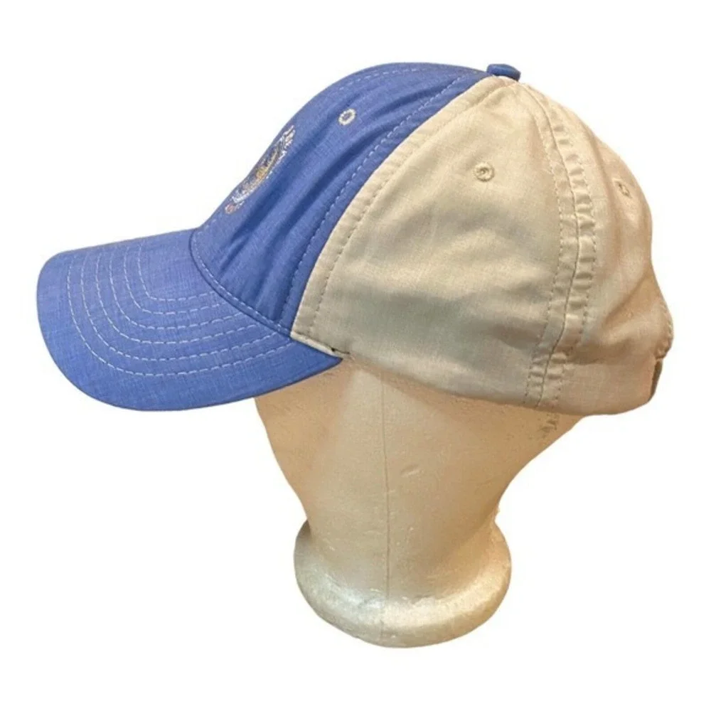 Pebble Beach Golf Links 1919 Blue Tan Adjustable‎ Hat